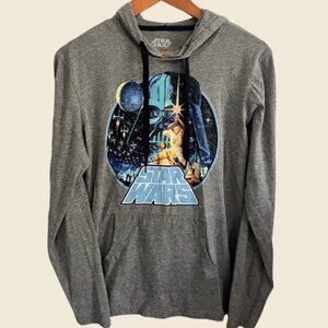 FIFTH SUN Star Wars: A New Hope Lightweight Pullover Hoodie Size M